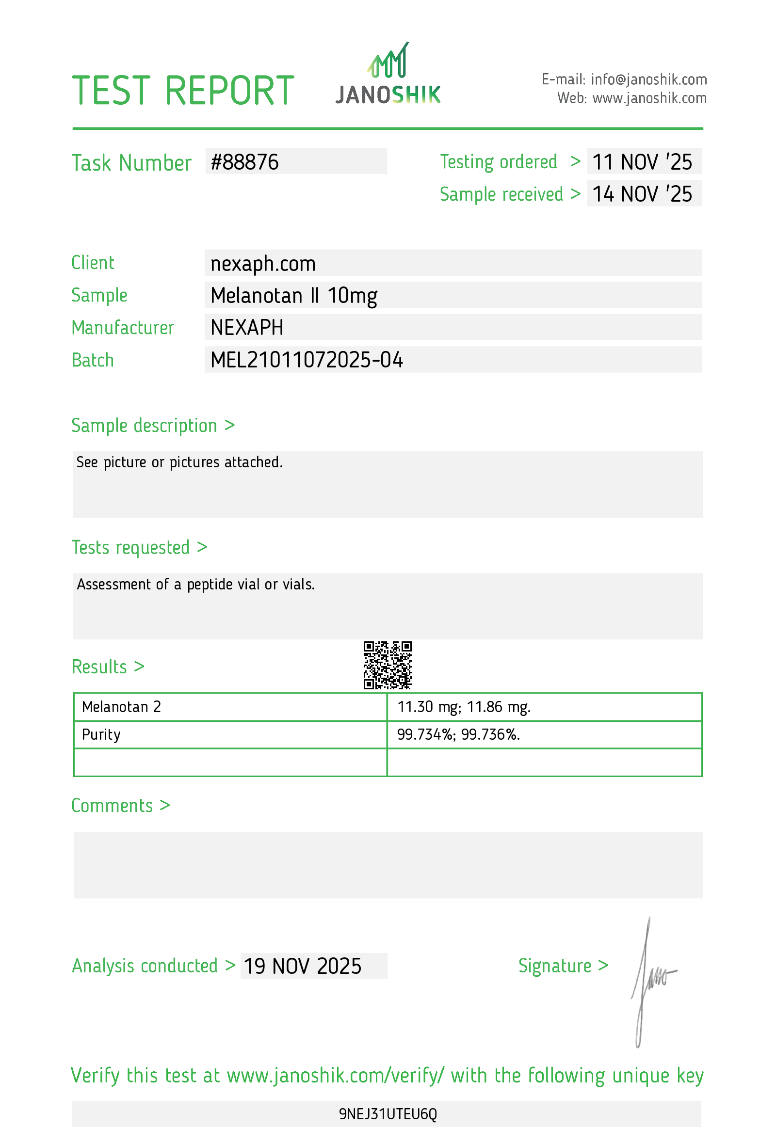 Melanotan II 10mg (Single Vial) – For Research Use Only - Image 2